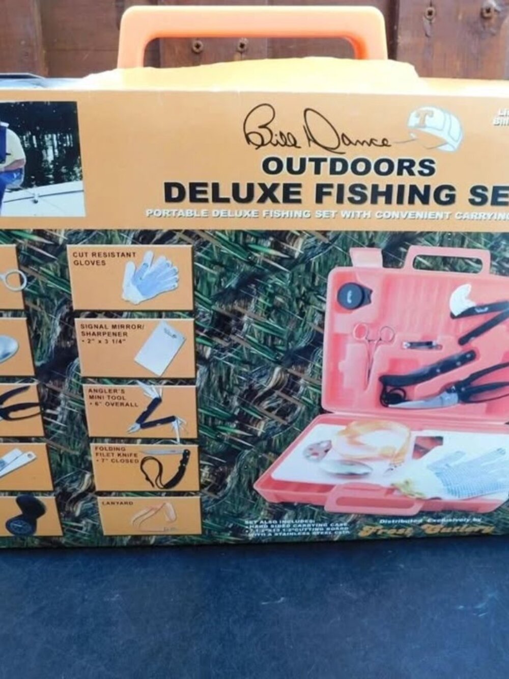 BILL DANCE Outdoors Deluxe Fishing Set w/Carry Case Frost Cutlery UNUSED Gift **
